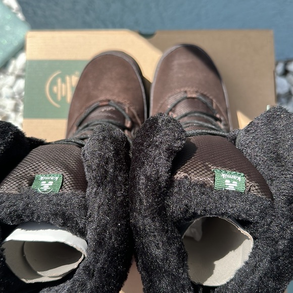 Kamik Women's Icelyn S Wide Winter Boots Dark Brown - Picture 5 of 7